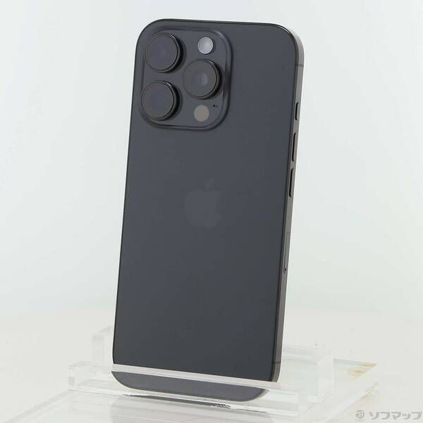 ソフマップ 〔中古品〕 iPhone16 Pro 128GB ブラックチタニウム MYMV3J／A SIMフリー【276】