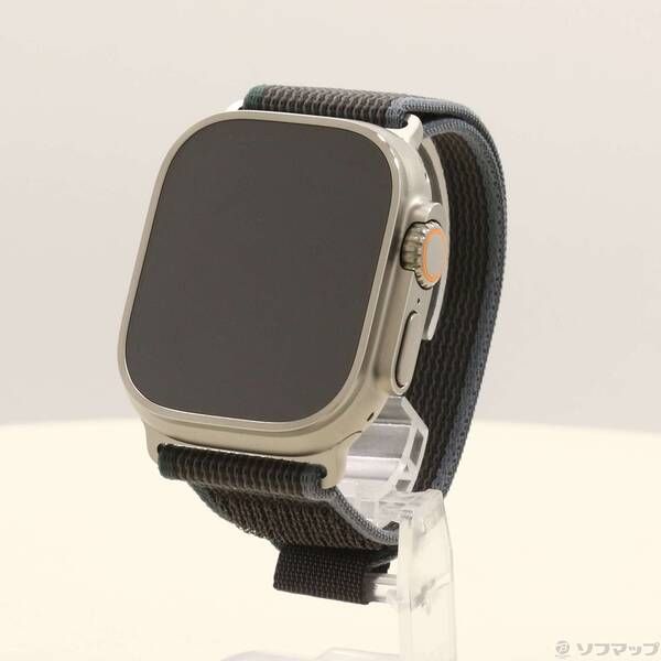 ソフマップ 〔中古品〕 Apple Watch Ultra 2 GPS + Cellular 49mm チタニウムケース ブルー／ブラックトレイルループ【258】