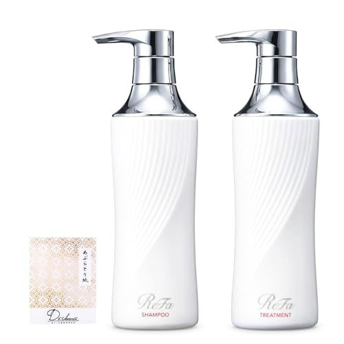 リファ ビューテック シャンプー トリートメント SHAMPOO TREATMENT シャンプー&トリートメントセット 各500g 本体セット オリジナルあぶらとり紙付きJu 36801ba4