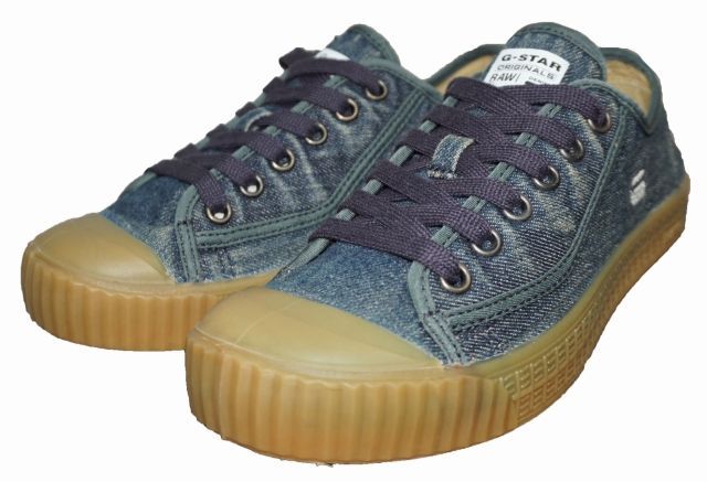 ジースターロゥ スニーカー ジースターロウ G-STAR RAW スニーカー デニム地 ROVULC D09951 メンズ シューズ 靴 ジースターロゥ ローカット