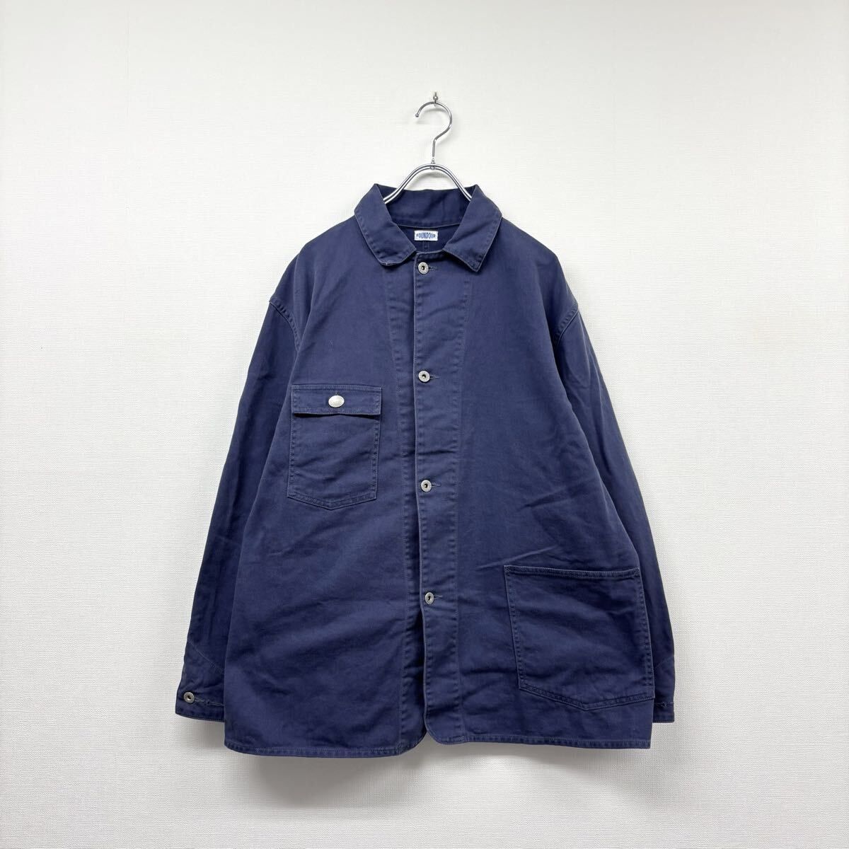 25ss 2025 FOUNDOUR ファウンダ COVERALL JACKET カバーオール ジャケット 015FD251001 サイズ 2 805-0070 / 素材もフェード感のある色味