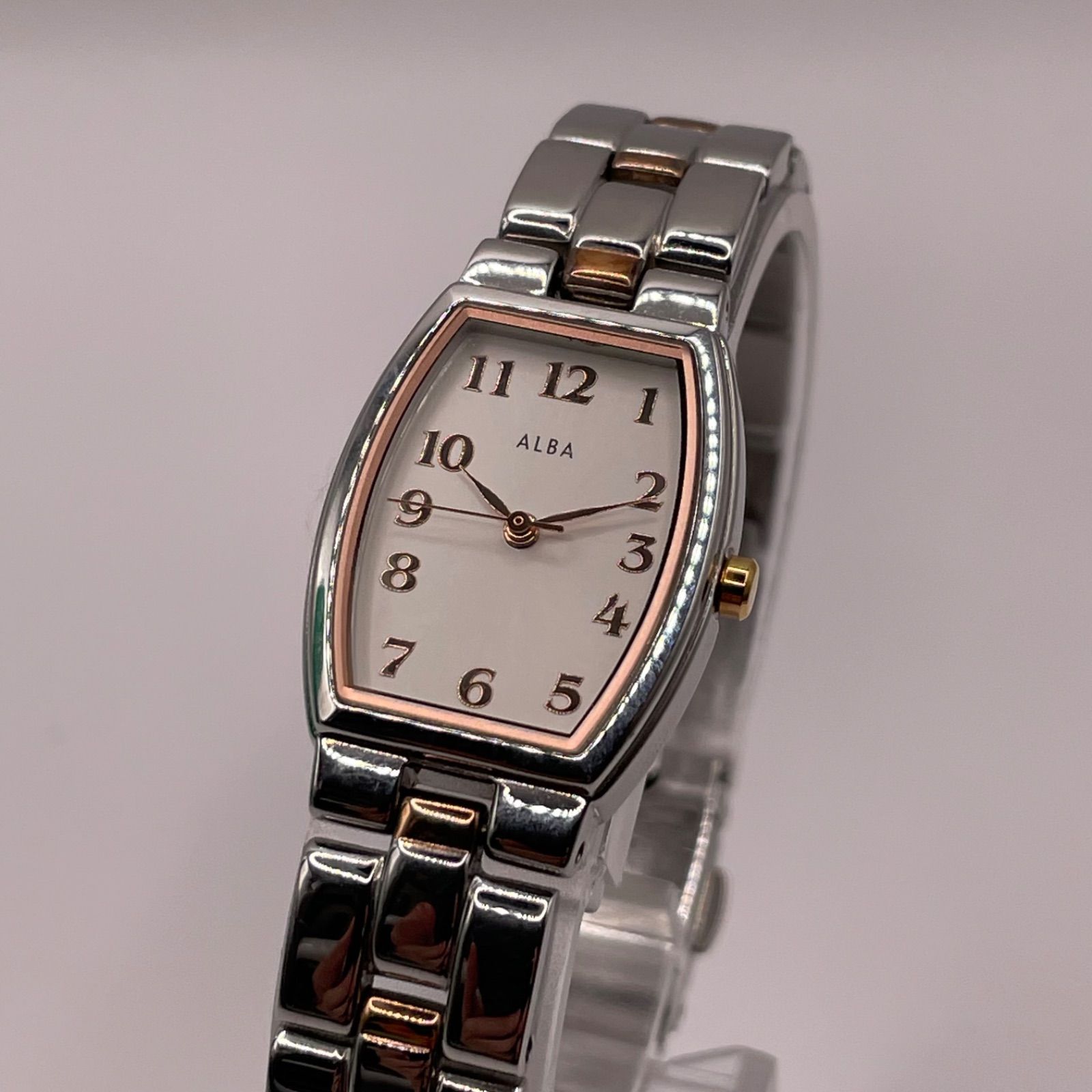 新品電池/洗浄済】SEIKO セイコー ALBA アルバ 1N01-0FA0 レディース 