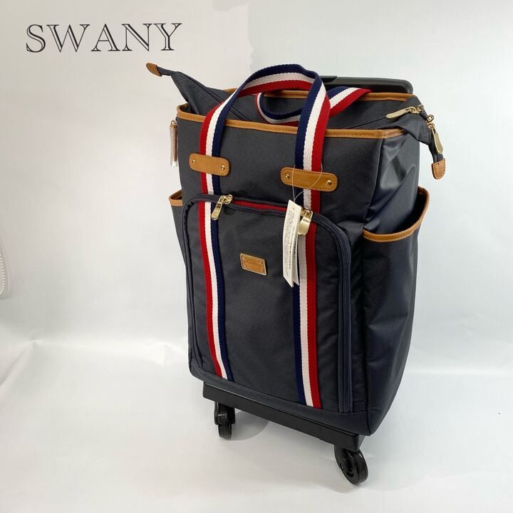 未使用 SWANY スワニー トリコロール アクセント トート キャリー WB
