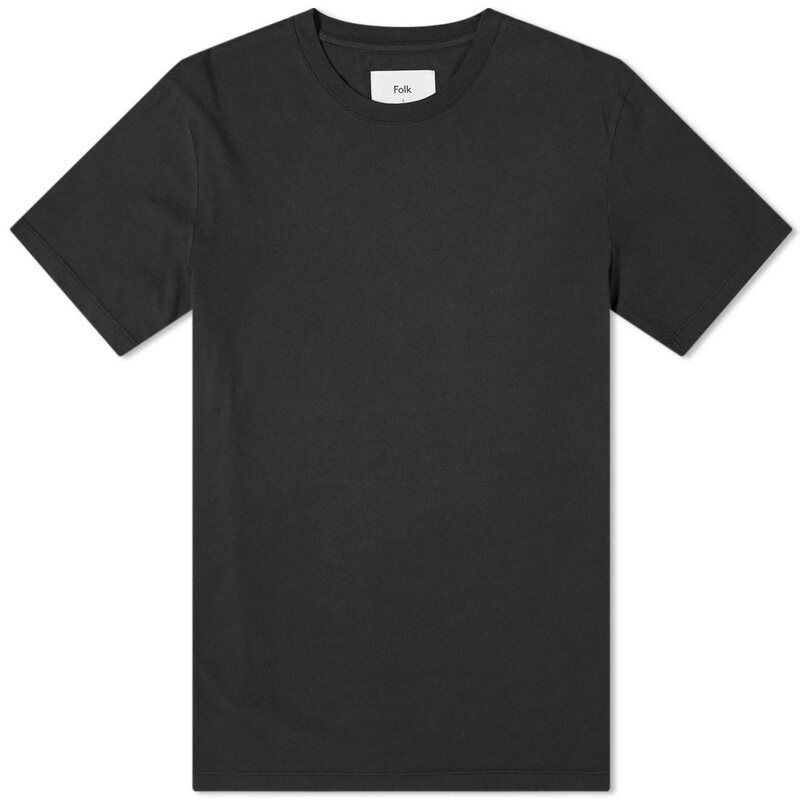 フォーク メンズ トップス Tシャツ Folk Assembly Tee Black ブラック