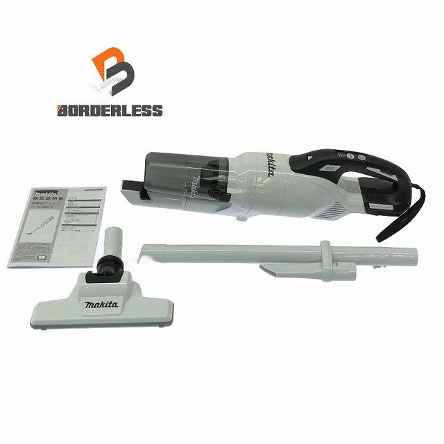 ☆未使用品☆makita マキタ 18V 充電式クリーナー CL286FDZW 白/ホワイト 本体のみ サイクロン一体式 コードレス ハンディ 掃除機130282