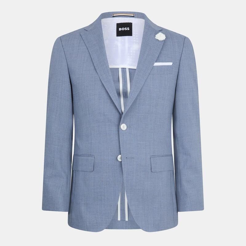 ボス メンズ アウター ジャケット・ブルゾン Boss HHutson233 10271185 01 LightPstl Blue ブルー
