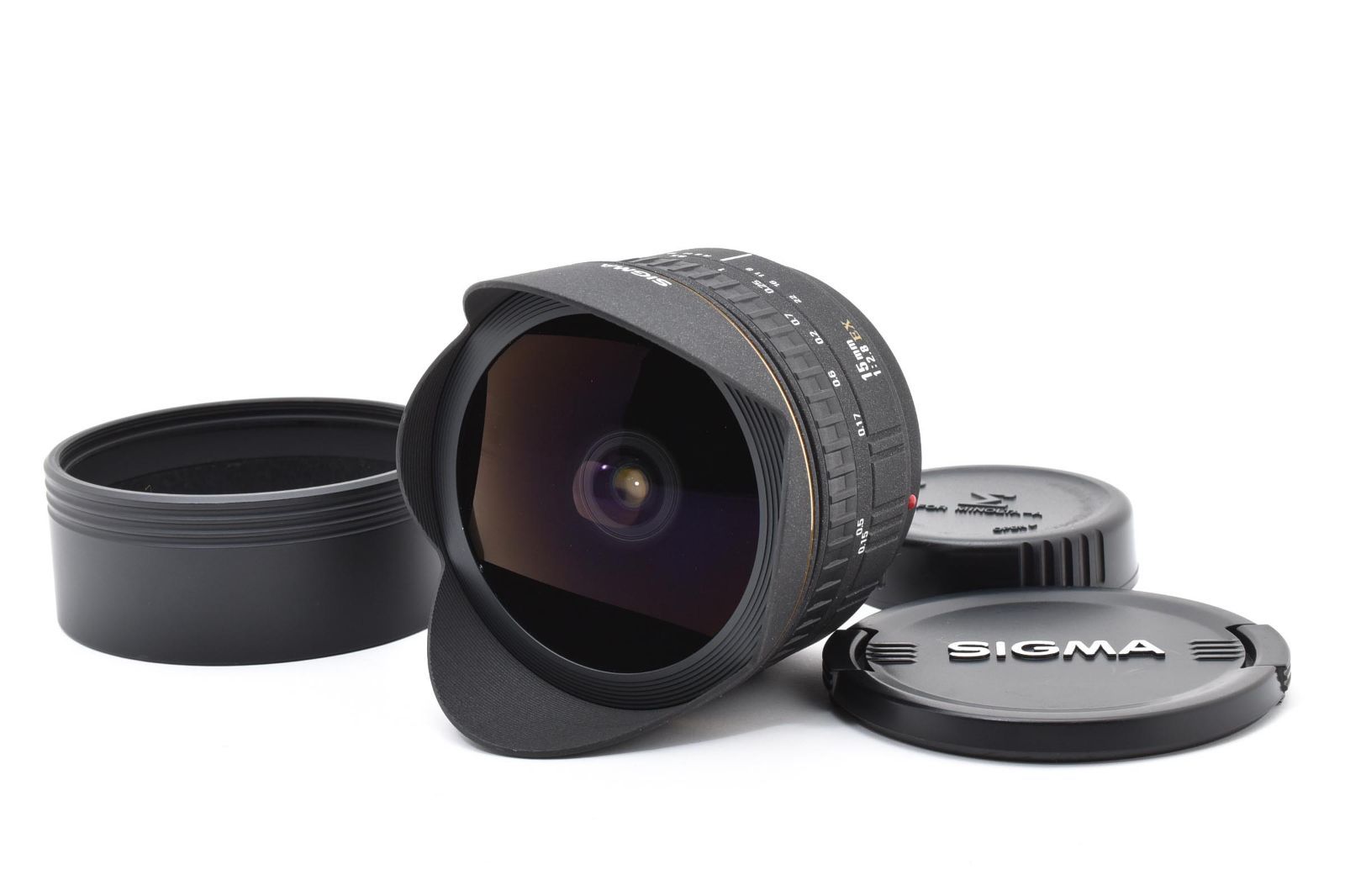 【返品保証】★外観極上品★シグマ SIGMA AF 15mm F2.8 EX FISHEYE SONY ソニーAマウント用★ L99#7766レンズ(単焦点)