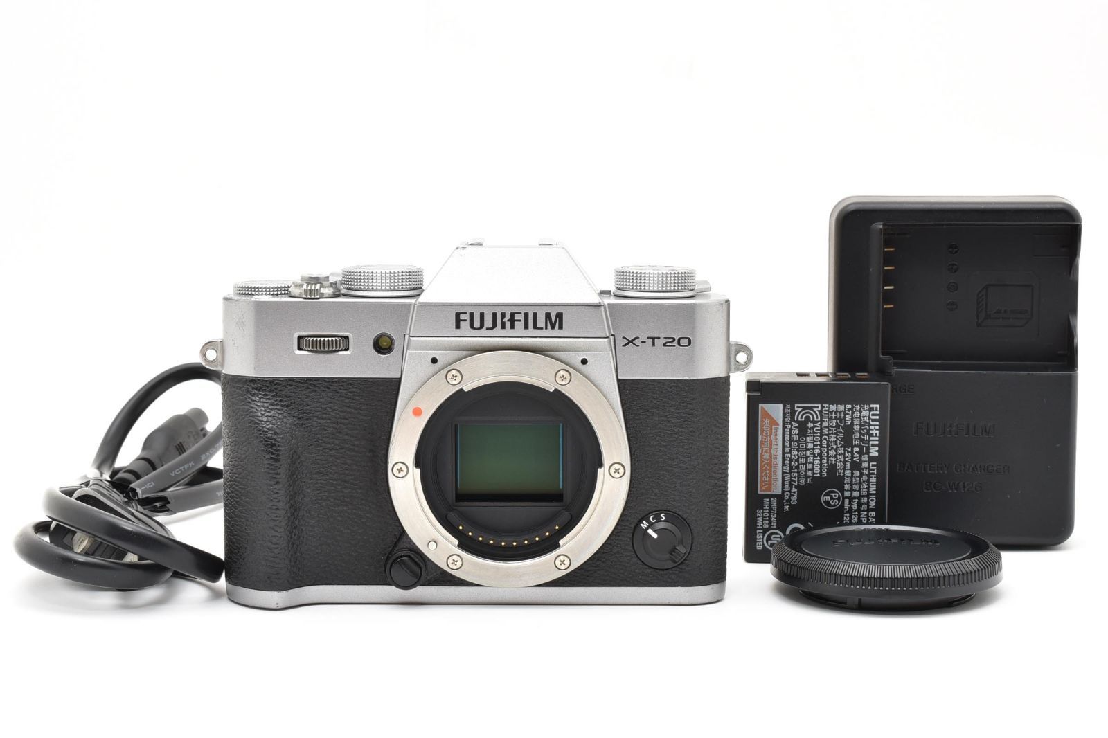 【返品保証】★美品★フジフイルム FUJIFILM X-T20 ボディ シルバー《ショット数:24枚》★ L649#7654