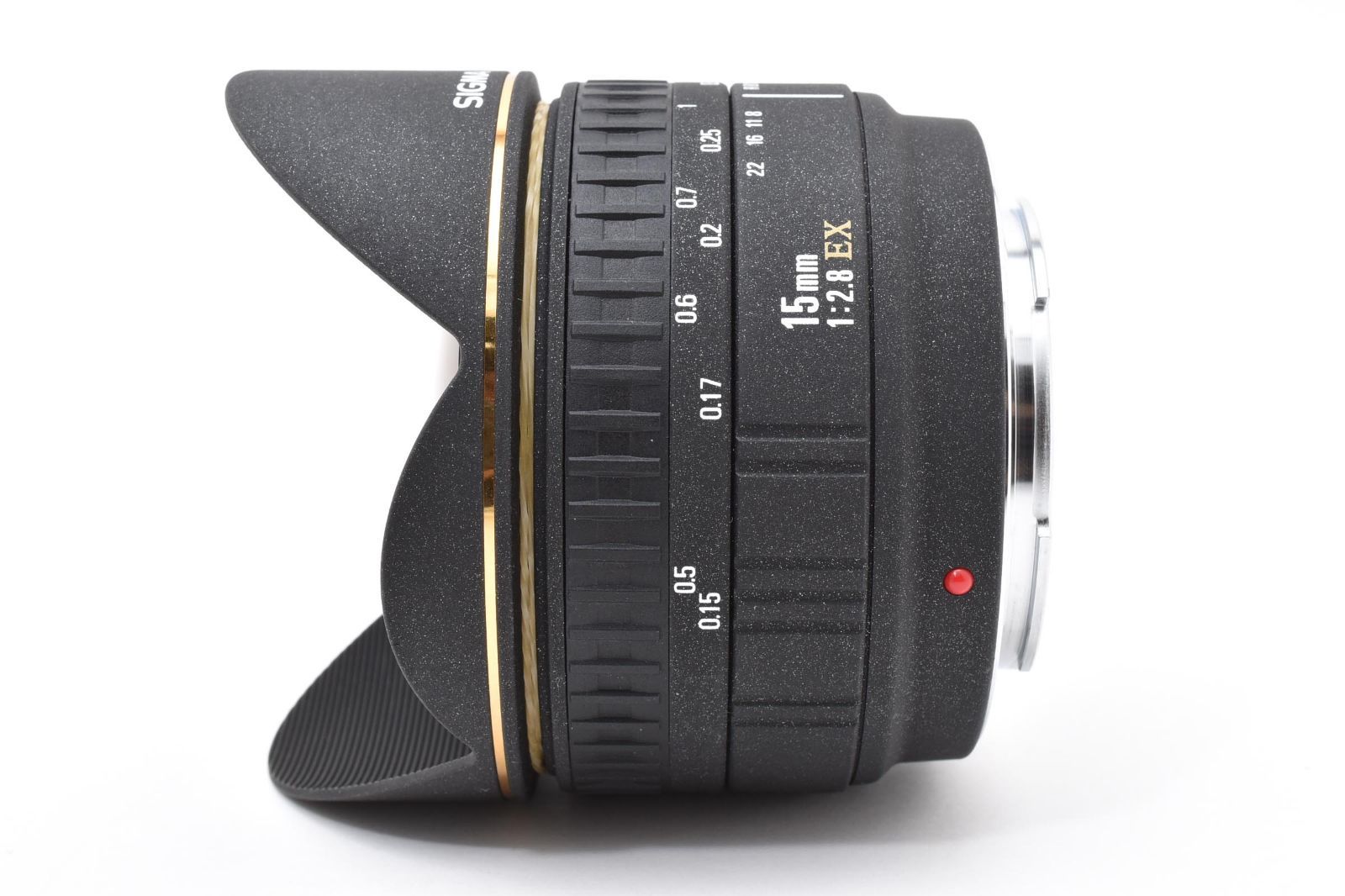 【返品保証】★外観極上品★シグマ SIGMA AF 15mm F2.8 EX FISHEYE SONY ソニーAマウント用★ L99#7766