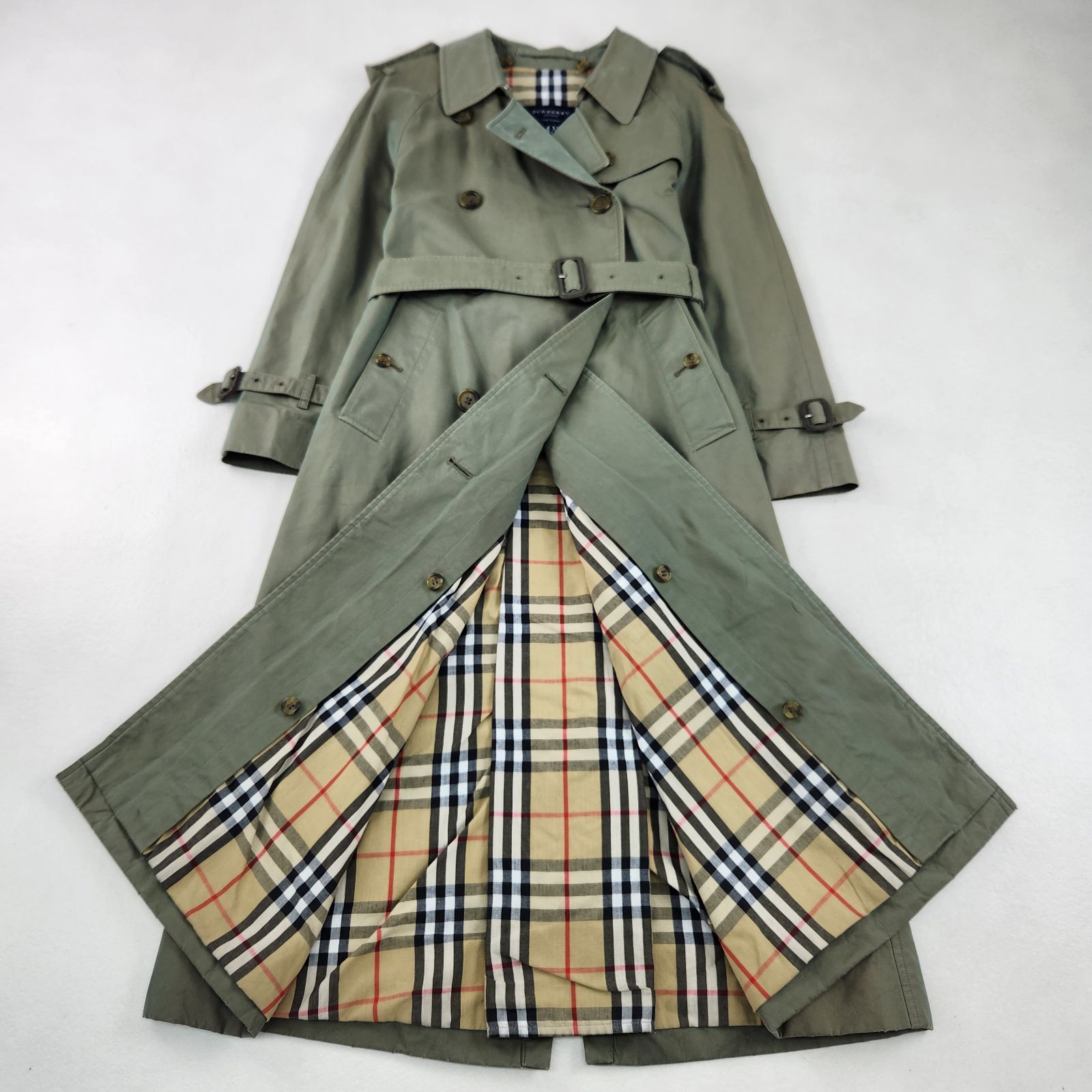 BURBERRY LONDON トレンチコート W5387 BURBERRY LONDON トレンチコート バーバリーロンドン vintage 超