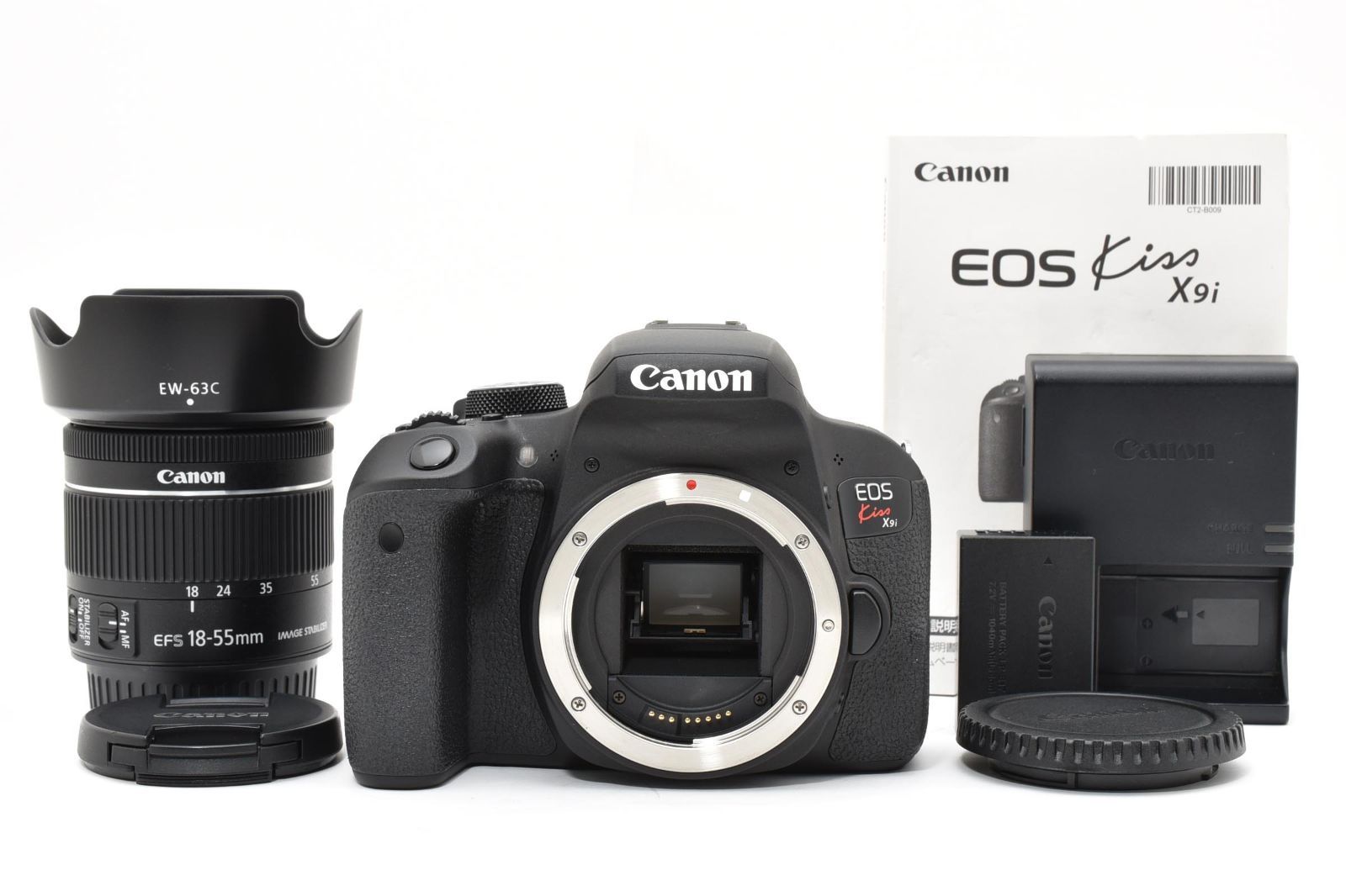 【返品保証】★極上品★キヤノン Canon EOS Kiss X9i レンズキット EF-S 18-55mm★ L419#8025