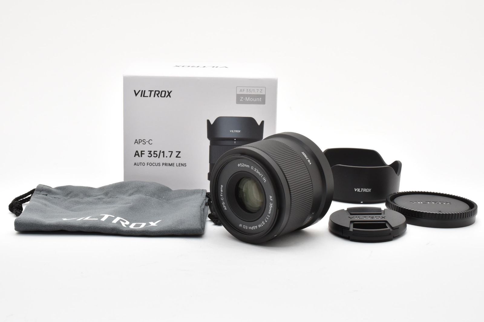 【返品保証】★極上品★ビルトロックス VILTROX AF 35mm F1.7 AIR STM ASPH ED IF ニコンZ ブラック★ L188#8053 22,000円