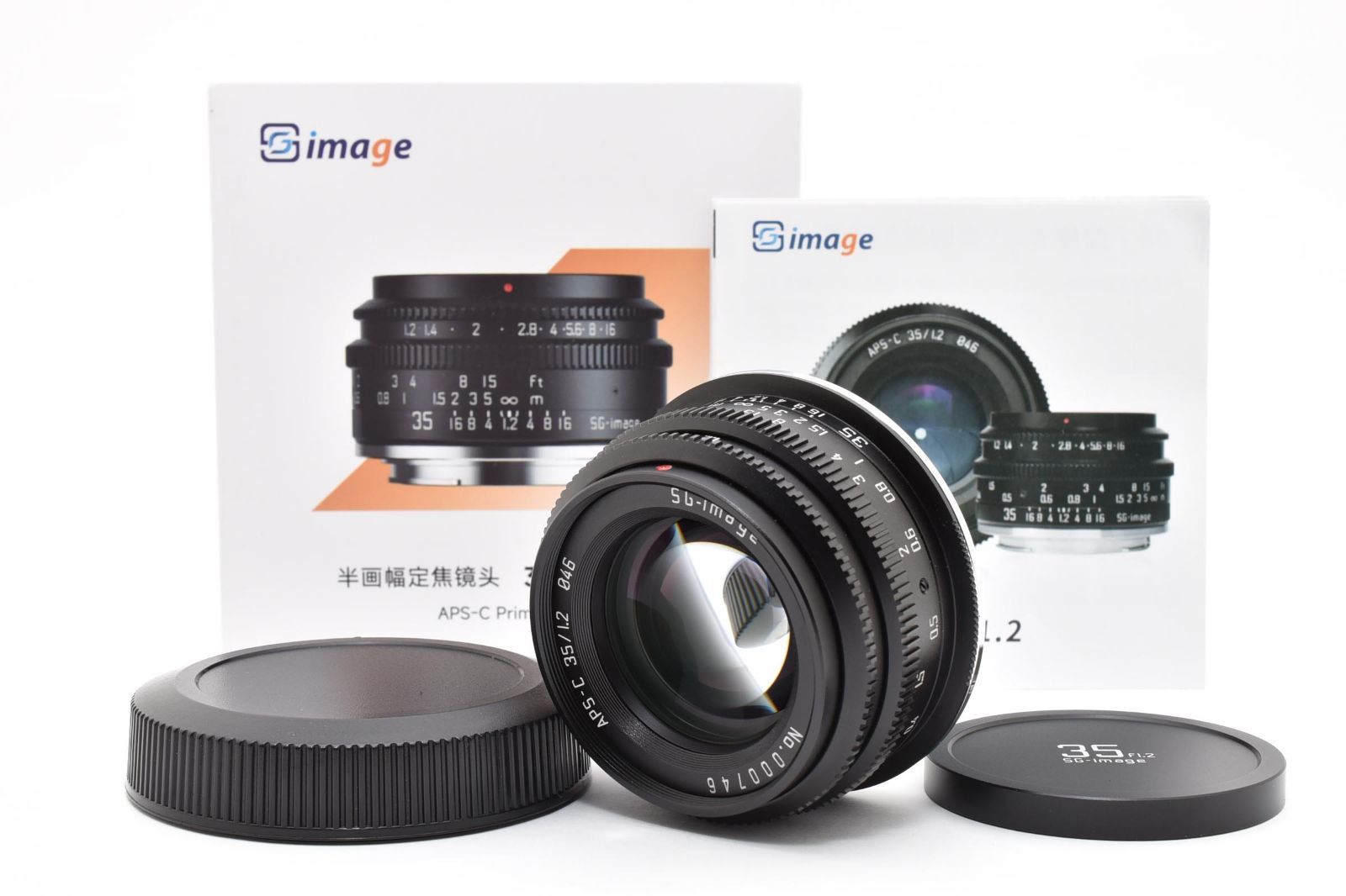 【返品保証】★新品級★エスジーイメージ SG-image 35mm F1.2 キヤノンRF用 APS-C★ L90#8063 14,000円