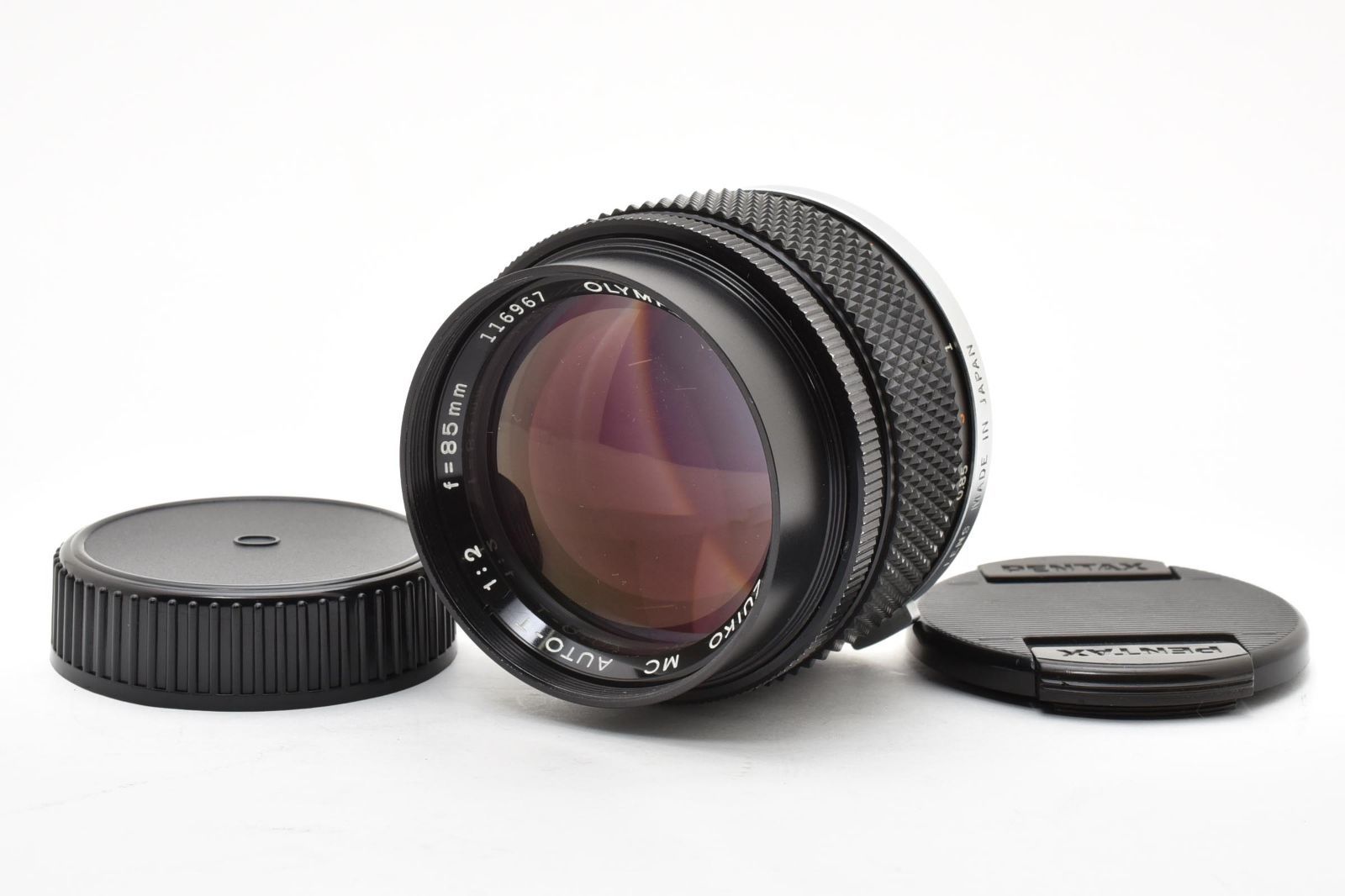 【返品保証】★美品★オリンパス OLYMPUS OM-SYSTEM ZUIKO AUTO-T 85mm F2★ L286#8125