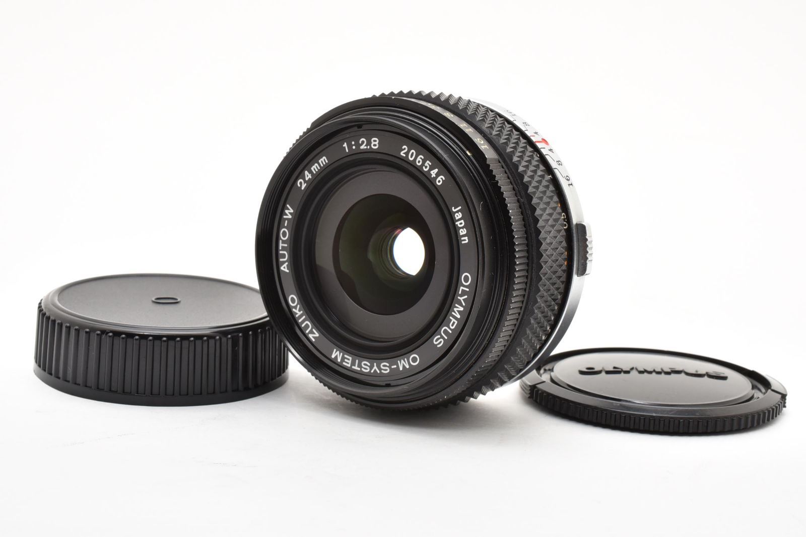 【返品保証】★レンズ光学極上品★オリンパス OLYMPUS ZUIKO Auto-W 24mm F2.8★ L90#8128
