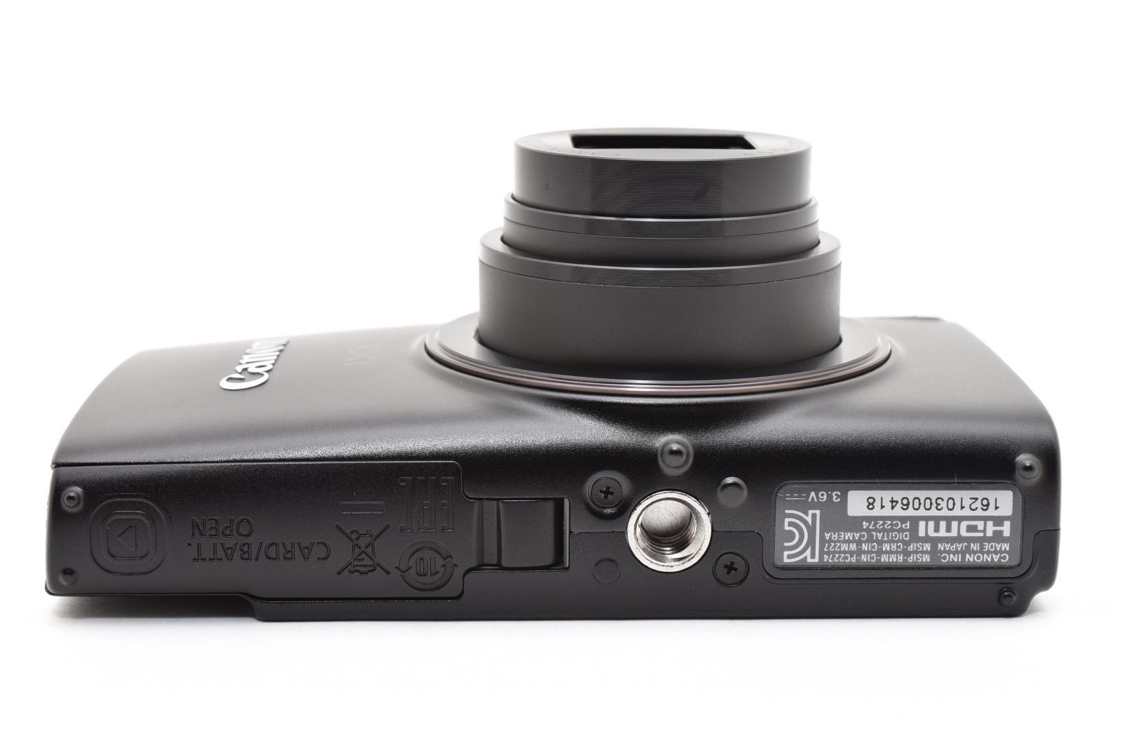返品保証】☆極上美品☆キヤノン Canon IXY 650 m ブラック☆ L429
