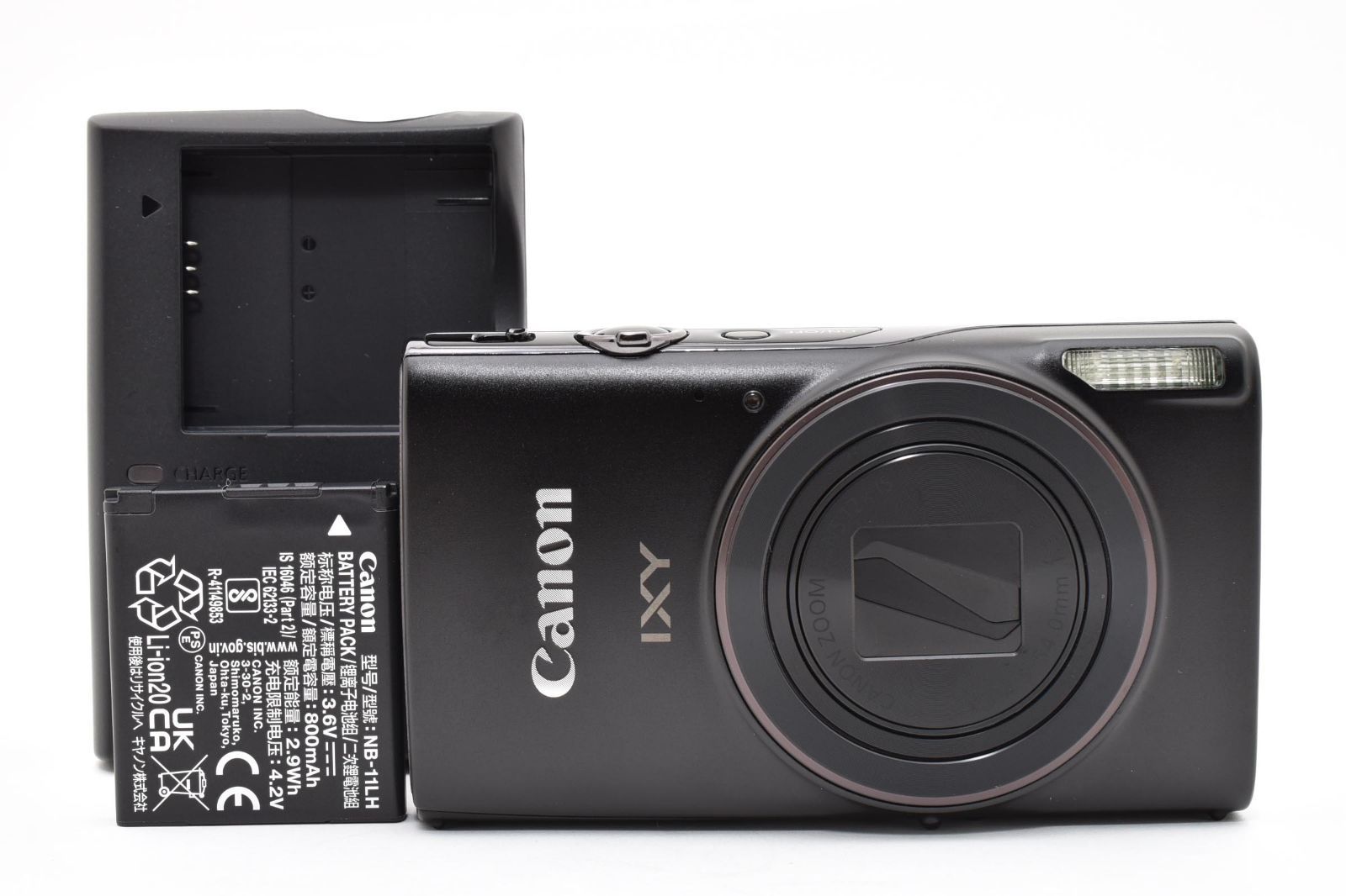 返品保証】☆極上美品☆キヤノン Canon IXY 650 m ブラック☆ L429