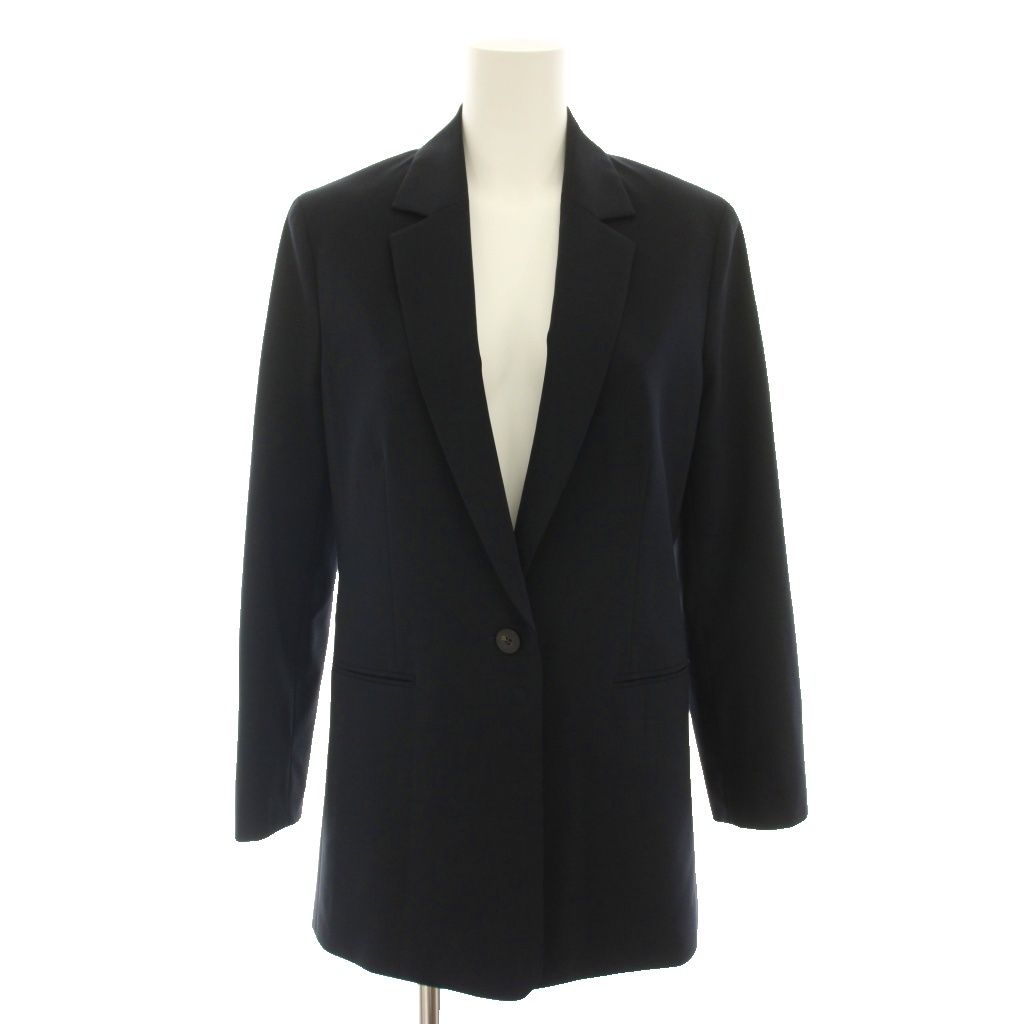 セオリーリュクス theory luxe 23SS シカモアロウエン SYCAMORE ROWEN テーラードジャケット シングル 38 紺 ネイビー 03-3204102-895-038 /YT