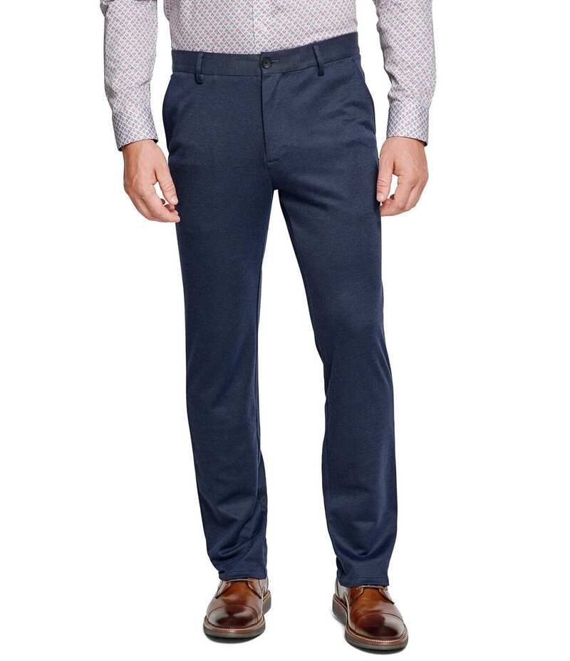 ジョンストンアンドマーフィー メンズ ボトムス カジュアルパンツ パンツ ニット Johnston Murphy XC Flex Birdseye Knit Pants Navy ネイビー