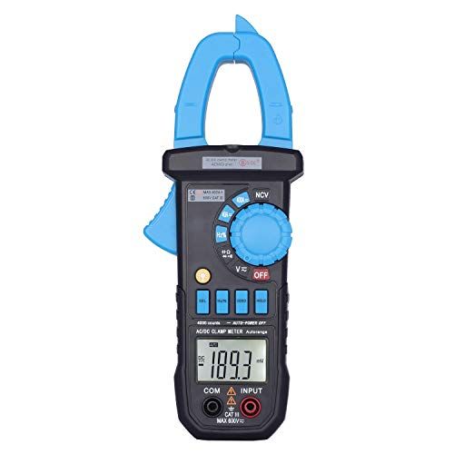 BSIDE ACM03 Plus デジタルクランプメーター　マルチメータ オート レンジ　AC・DC電圧・電流/抵抗/周波数 /容量 テスター ブルーkk d67b9282