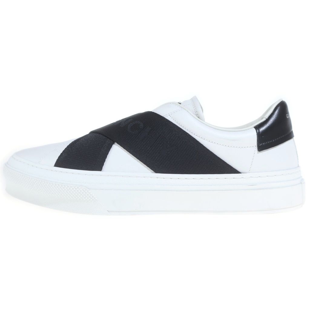 GIVENCHY (ジバンシィ) シティスポーツ ダブルウェビングストラップ ローカットシューズ スニーカー ホワイト/ブラックBH0096H1HD-116