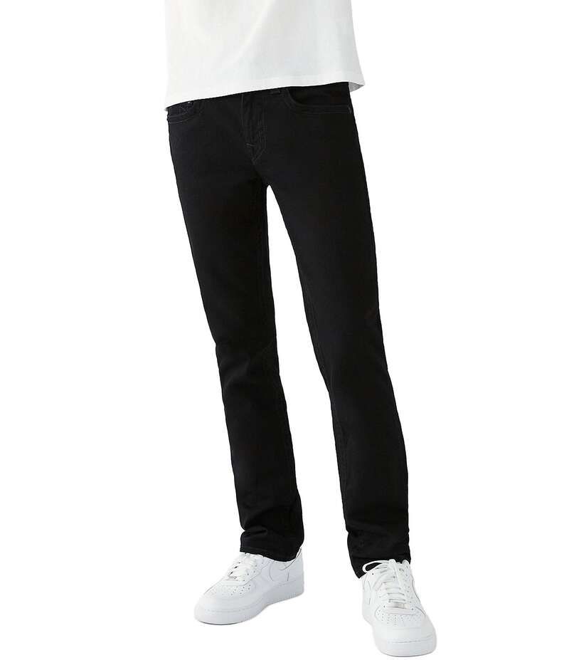 トゥルーレリジョン メンズ ボトムス デニムパンツ ジーンズ True Religion Geno NoFlap Skinny Jeans Body Rinse Black ブラック