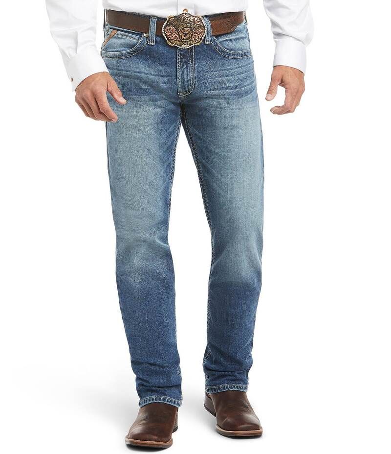 アリアト メンズ ボトムス デニムパンツ ストレート ローライズ トール ジーンズ Ariat Big Tall M4 Low Rise Stretch Shoreway Stackable Straight Leg Jeans Dakota