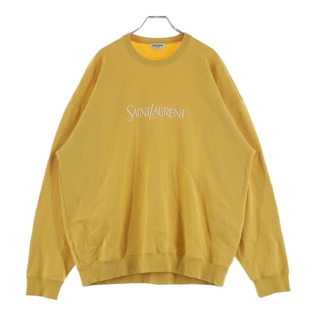SAINT LAURENT PARIS (サンローランパリ) フロントロゴ クルーネック