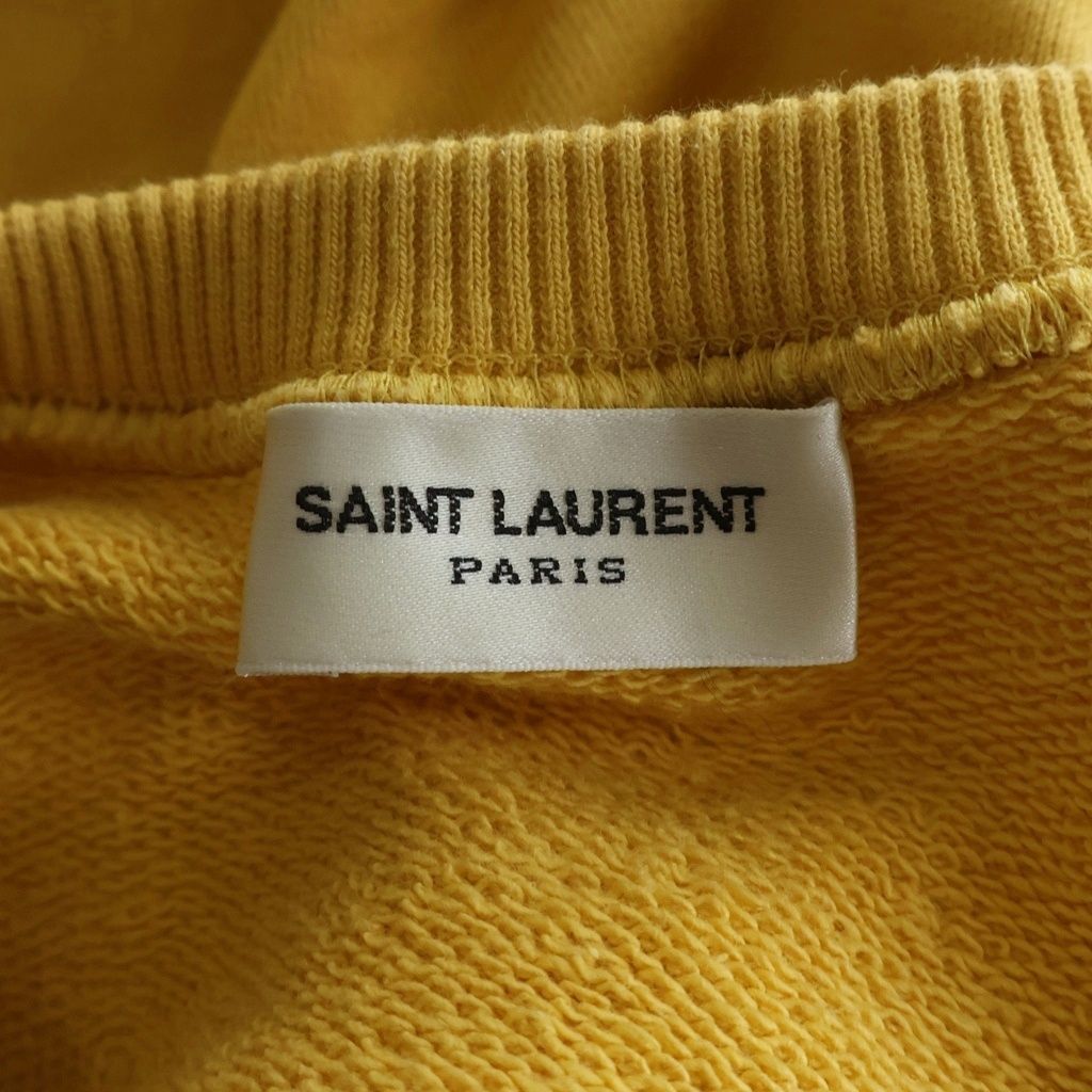 SAINT LAURENT PARIS (サンローランパリ) フロントロゴ クルーネック