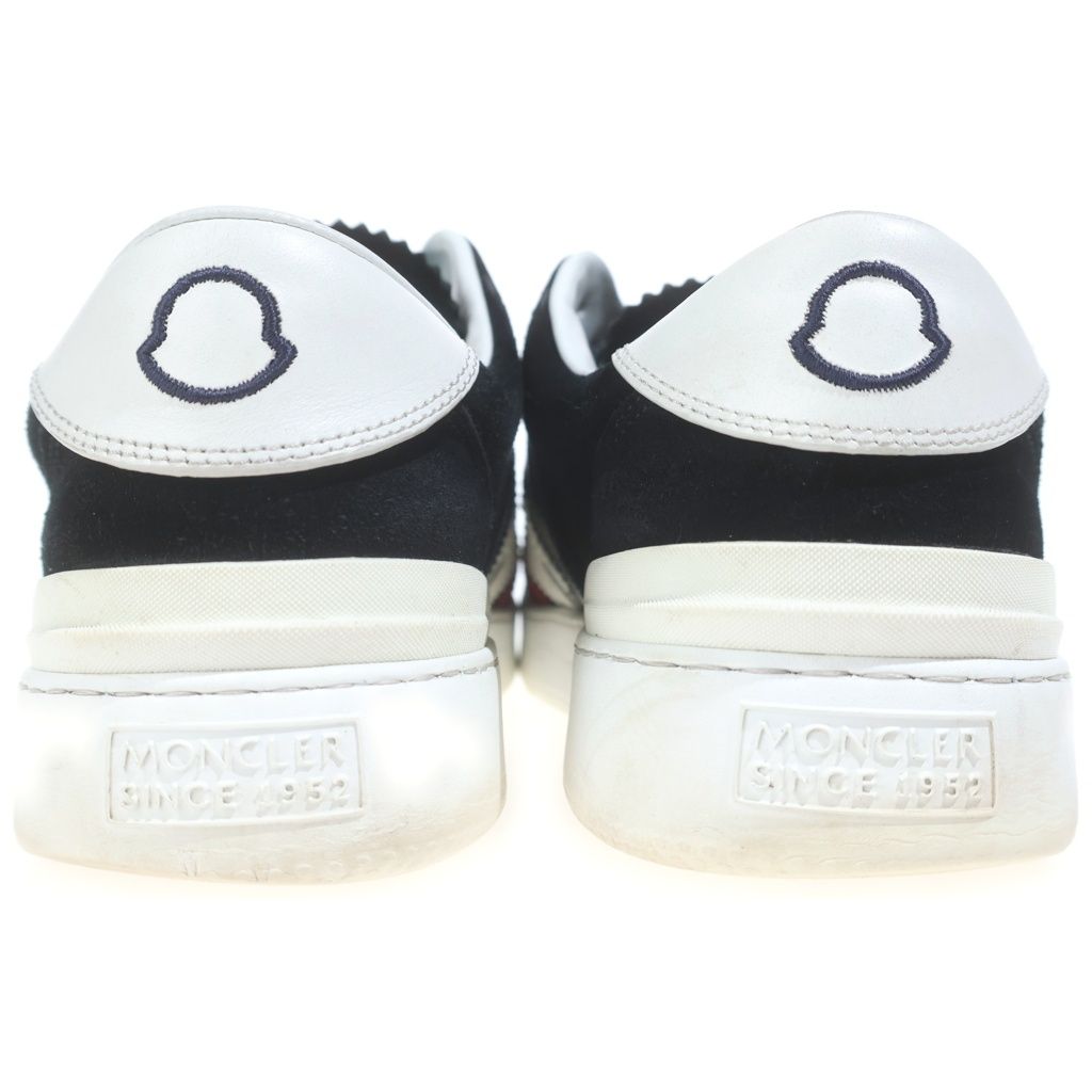 MONCLER モンクレール NEW MONACO 4M002 76 01A9A トリコロール スエードスニーカー ブラック MONCLER (モンクレール) NEW MONACO 4M002 76 01A9A トリコロール
