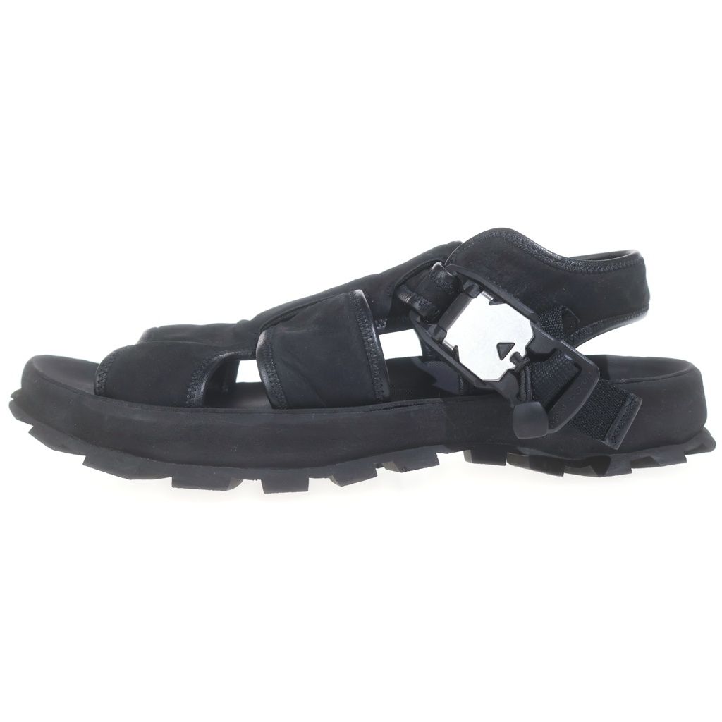 JIL SANDER (ジルサンダー) SUEDE SANDALS スエード コンフォートサンダル ブラック