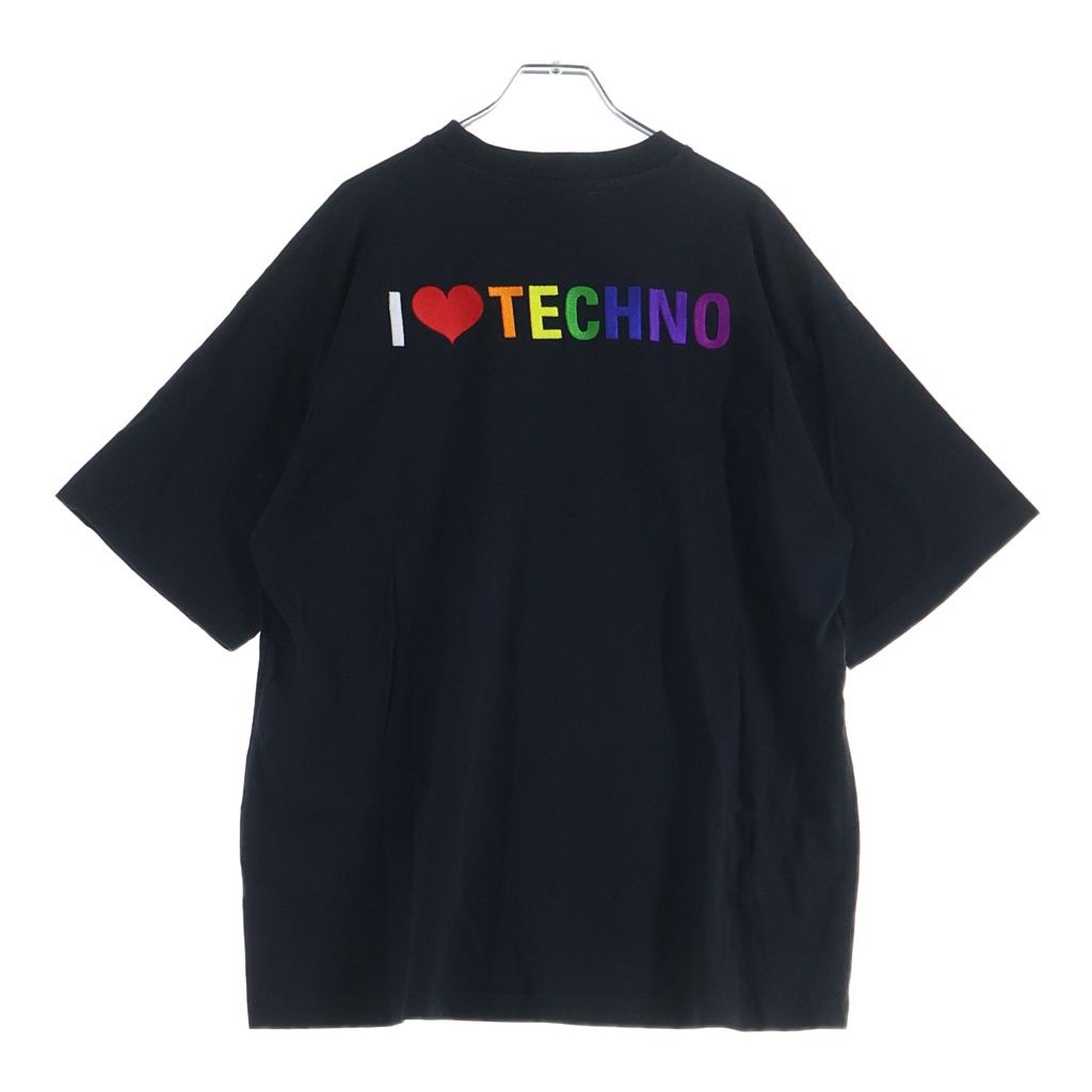 BALENCIAGA (バレンシアガ) 18SS I LOVE TECHNO TEE バック刺繍 クルー