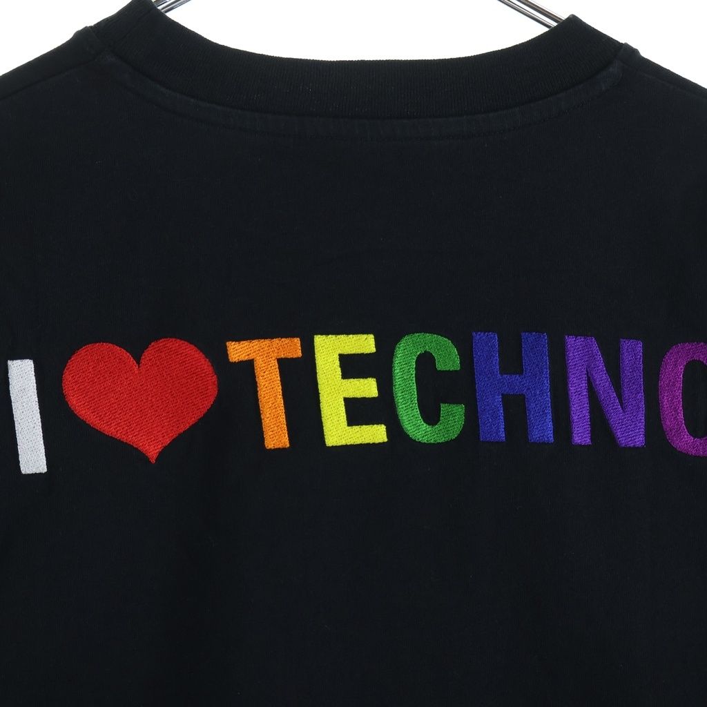 BALENCIAGA (バレンシアガ) 18SS I LOVE TECHNO TEE バック刺繍 クルー
