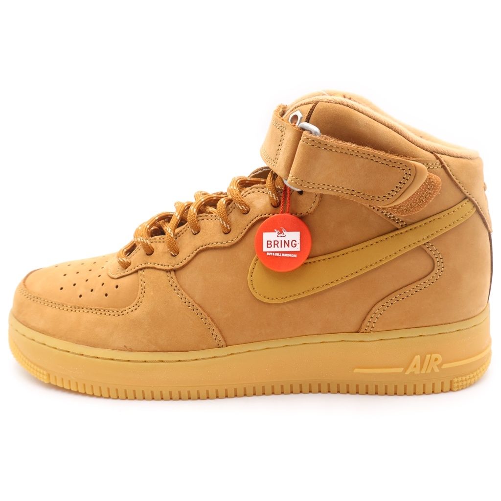 NIKE (ナイキ) Air Force 1 Mid Flax エアフォース1 ミッド フラックス ハイカットスニーカー DJ9158-200 ブラウン