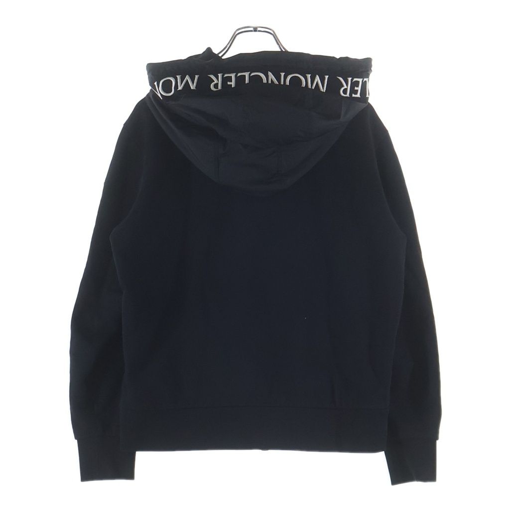 MONCLER (モンクレール) 18AW MAGLIA CARDIGAN ダブルフード ジップアップパーカー ブラック D20918422000 08451