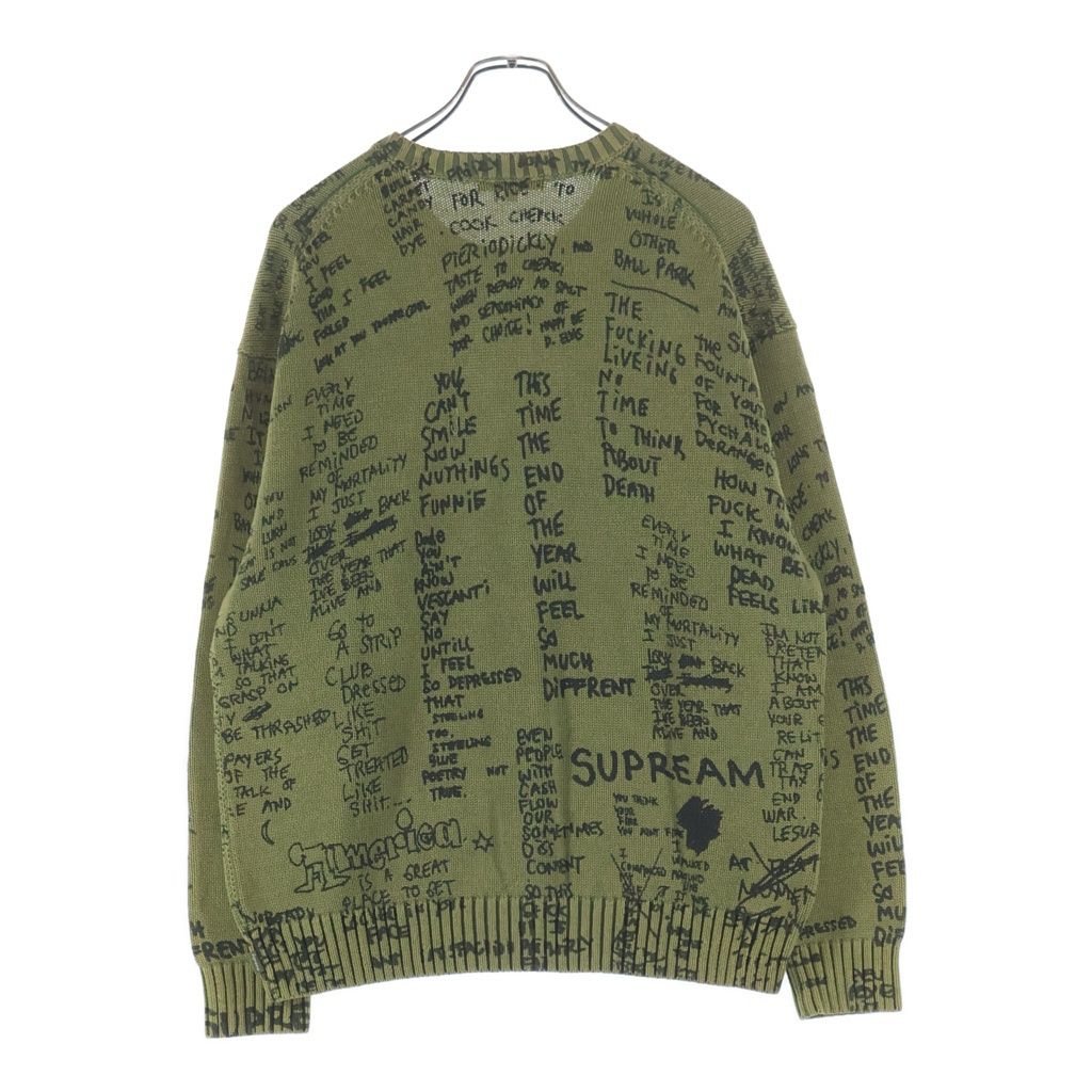 SUPREME (シュプリーム) 23SS Gonz Poems Sweater ゴンズ ポエムス