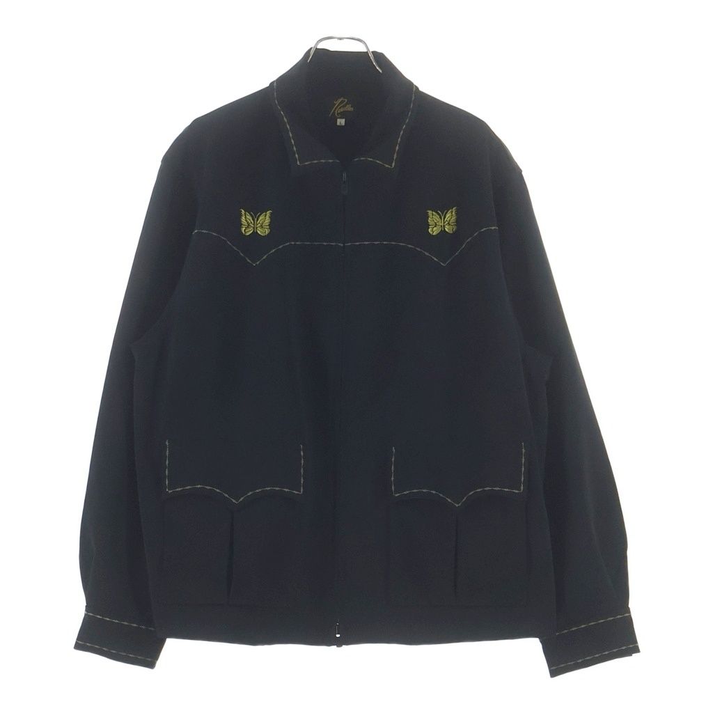 Needles (ニードルス) 23AW Western Sport Jacket ウエスタン スポーツ ジャケット トラックジャケット ブラック NS148