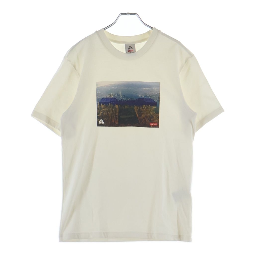 SUPREME (シュプリーム) 22AW ×NIKE ACG Grid Tee White グリッド クルーネック半袖Tシャツカットソー ホワイト DO6860-133