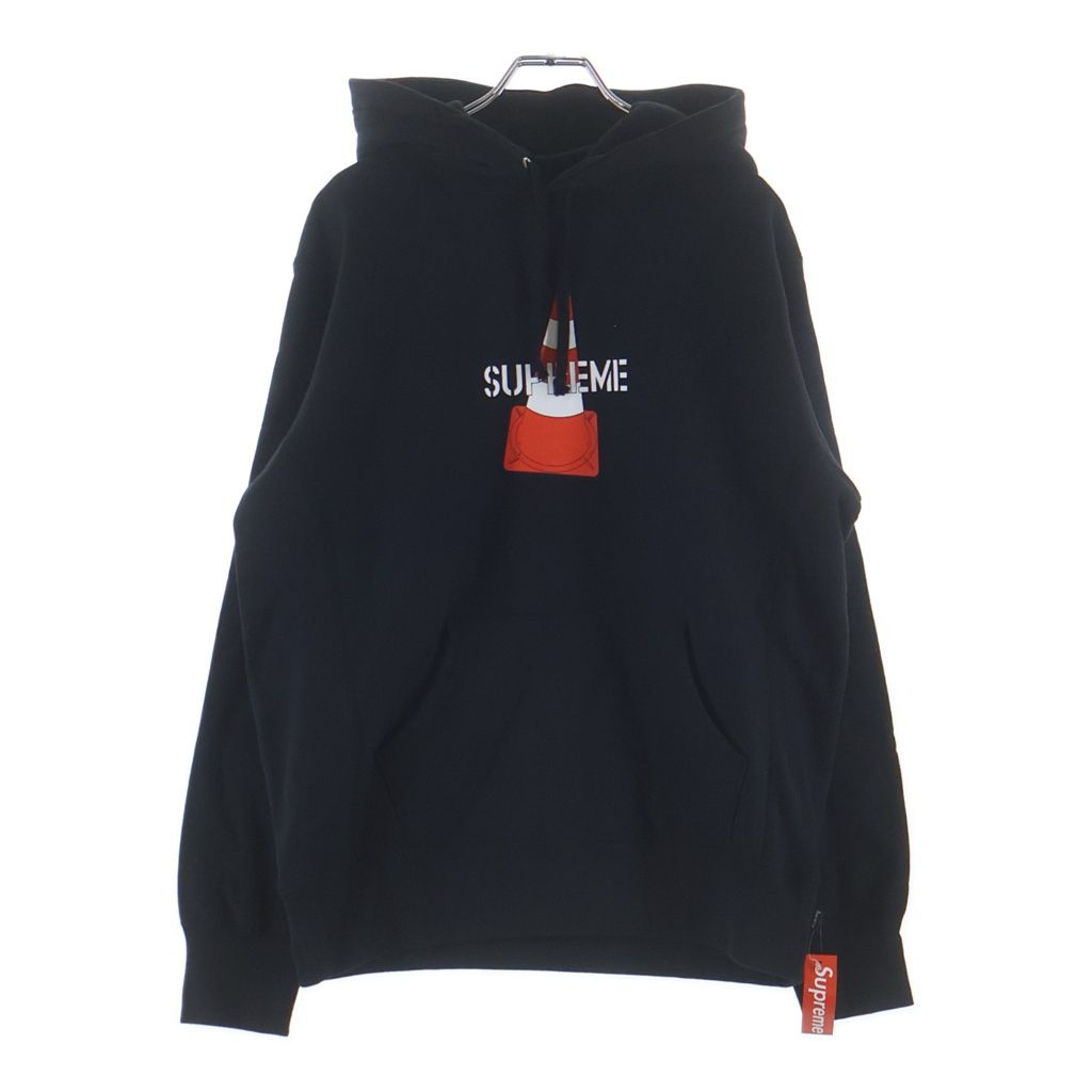 SUPREME (シュプリーム) 19AW Cone Hooded Sweatshirt コーンプリント プルオーバーフーディー ブラック
