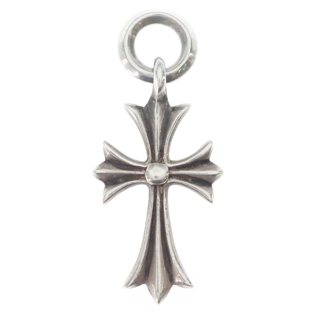 CHROME HEARTS (クロムハーツ) TINY CH CROSS タイニーCHクロス チャーム ネックレストップ シルバー BCA382