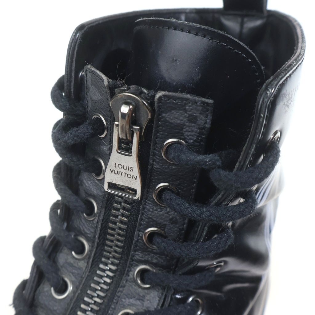 LOUIS VUITTON ルイヴィトン Fireman boots ファイヤーマン ブーツ ブラック LOUIS VUITTON (ルイヴィトン) Fireman boots ファイヤーマン ブーツ