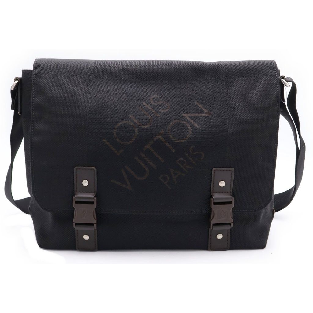 LOUIS VUITTON (ルイヴィトン) ダミエジェアン ルー ショルダーバッグ ブラック ノワール M93079 シルバー金具