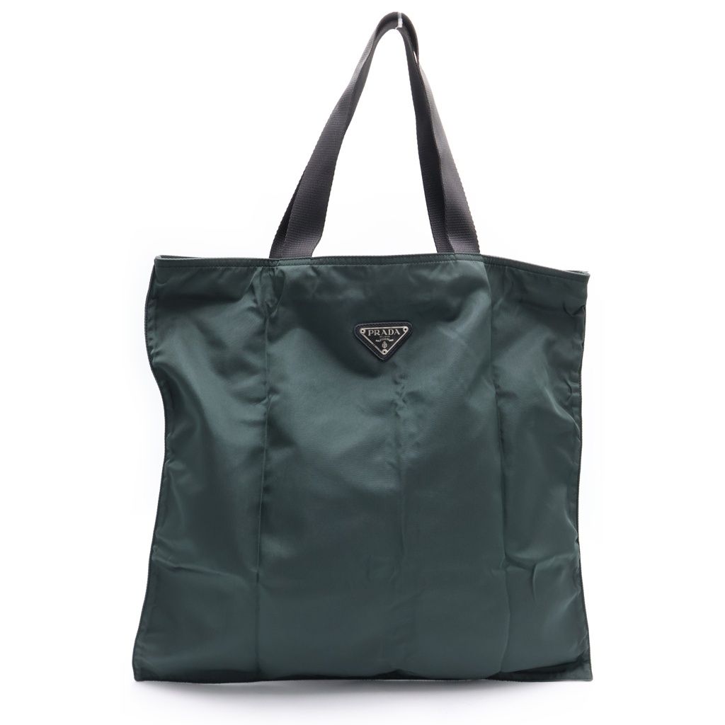 PRADA (プラダ) トライアングルロゴ ナイロンバッグ エコバッグ トート