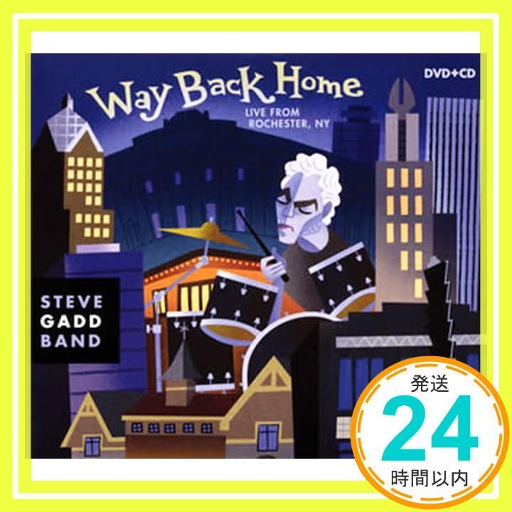 ウェイ・バック・ホーム~生誕70年凱旋ライヴ!(DVD付) [CD] スティーヴ・ガッド; スティーヴ・ガッド_02