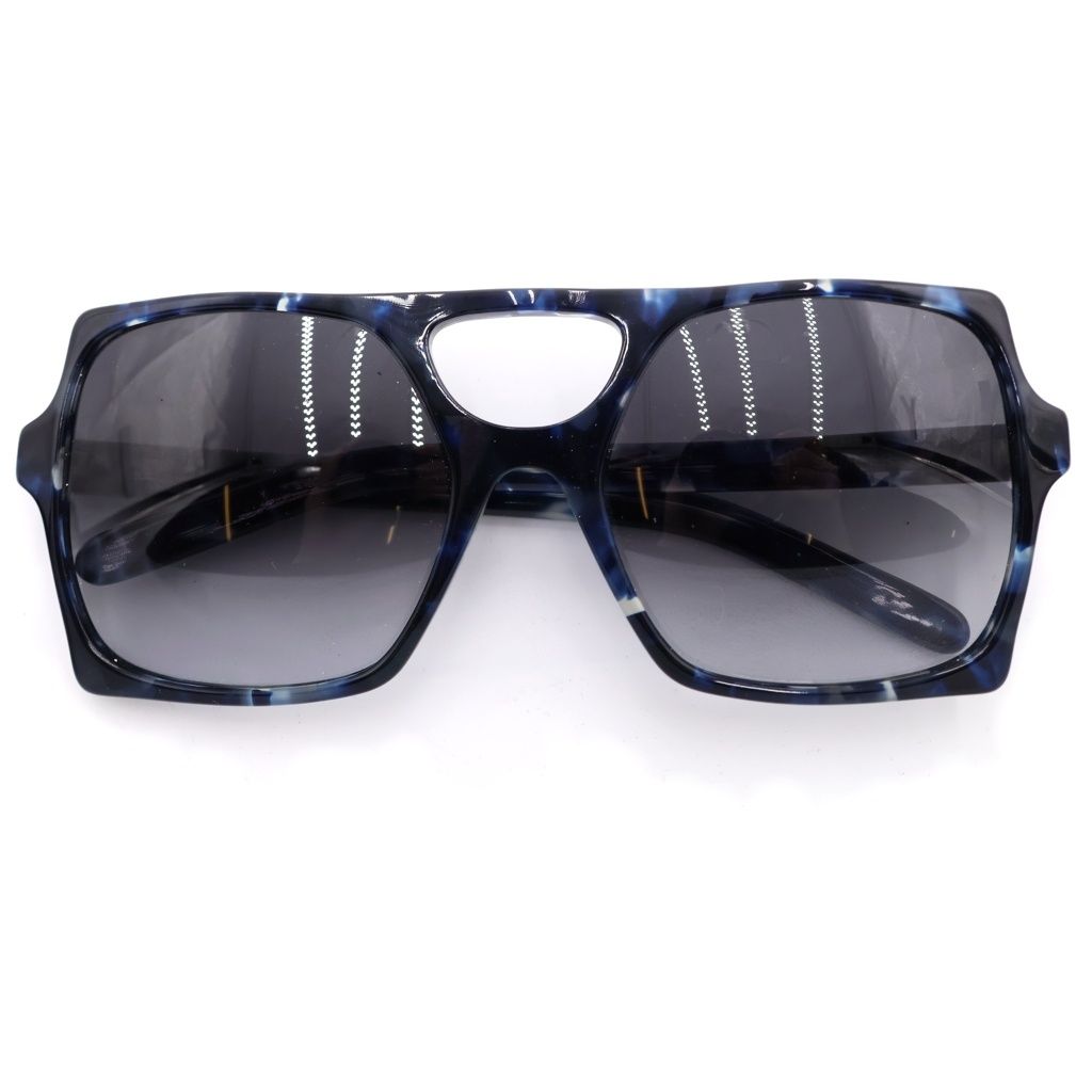 NO BRAND (ノーブランド) SELIMA OPTIQUE ZAZOU P.100 ザゾウ P.100 ボックスサングラス メガネ アイウェア ブルー/パープル