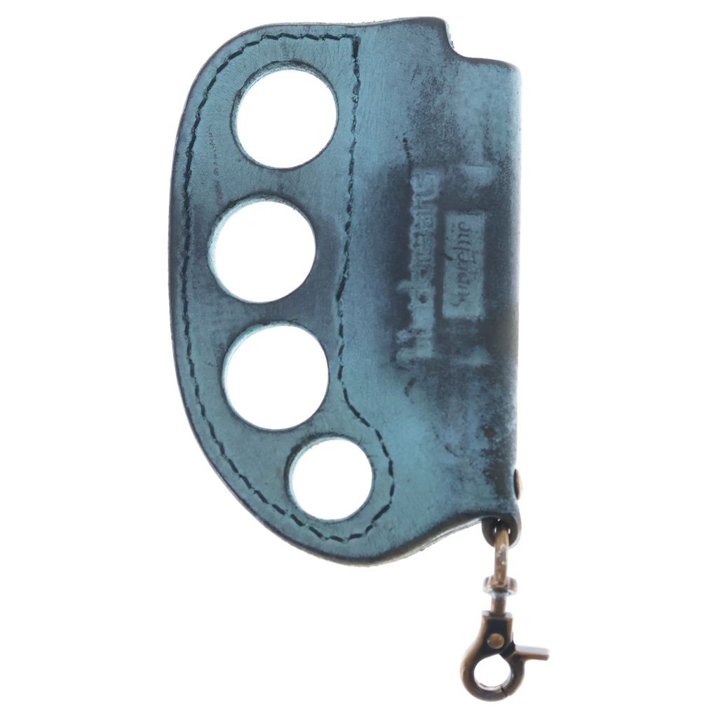 SUPREME (シュプリーム) ×Blackmeans Leather Lighter Case ブラックミーンズ レザークラフト ライターケース ブルー