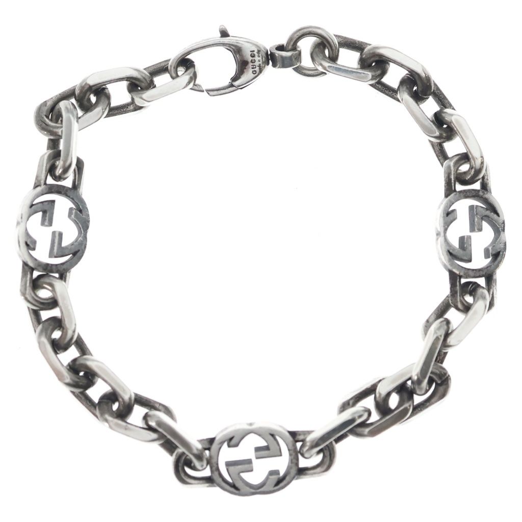 GUCCI (グッチ) インターロッキングG ブレスレット Ag925 #19 24,090円