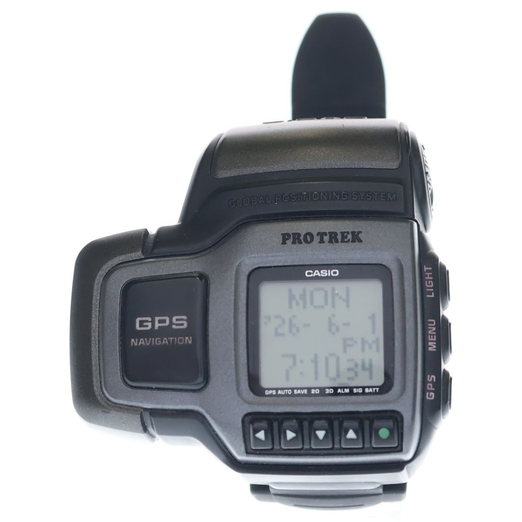 CASIO (カシオ) VINTAGE PROTREK PRT-1 ヴィンテージ GPSナビゲーション プロトレック ウォッチ 時計 ブラック