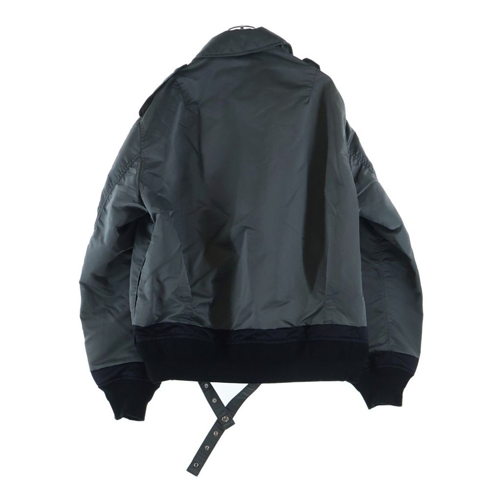 Sacai (サカイ) 23AW Nylon Twill Mix Blouson ナイロン ツイル