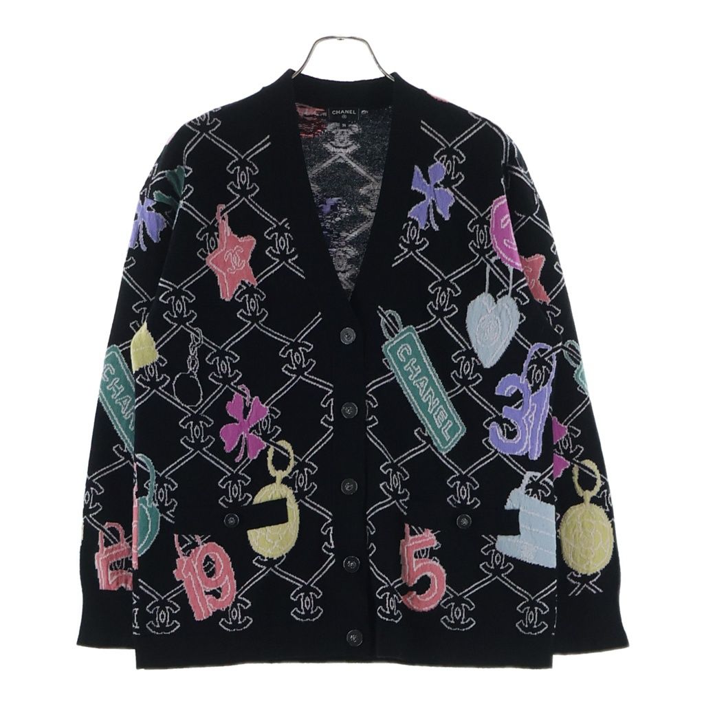 CHANEL (シャネル) ニットカーディガン ブラック #36 P72295K10398